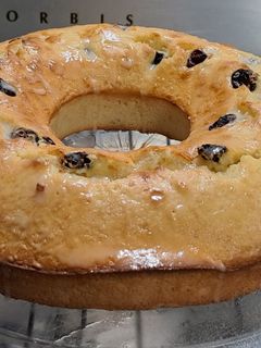 Una foto de Budín de limón y pasas sin manteca