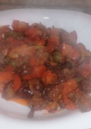 Una foto de Güeñas con tomate