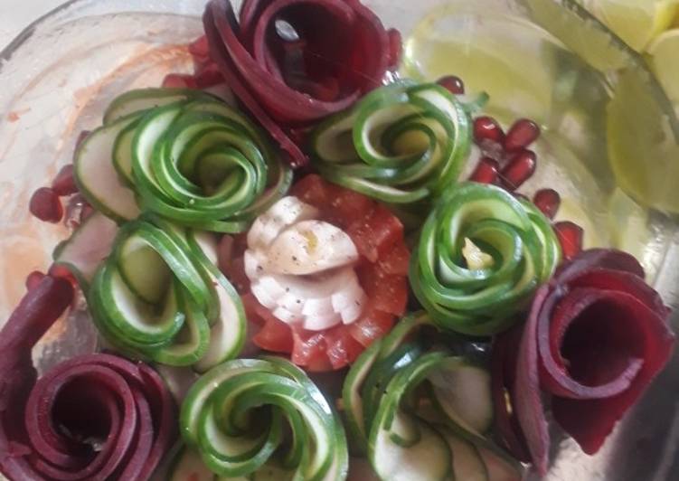 Beetroot cucumber salad