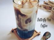 Gambar kopi bunga telang