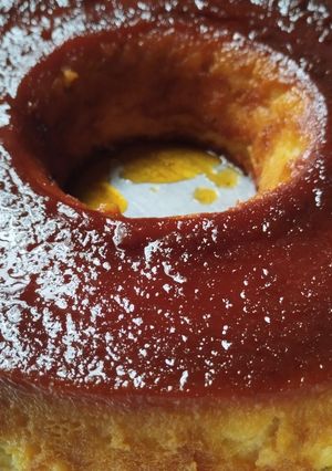 Una foto de Budín de pan súper fácil