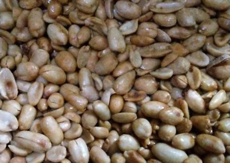 Cara Membuat Kacang Tojin / kacang bawang by zahara, Enak