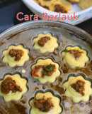 Cara Berlauk Daging (Kuih Bakar Berlauk)