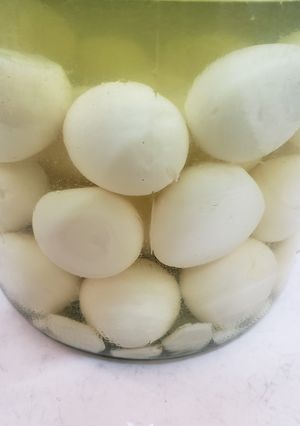 Una foto de Huevos de codorniz en vinagre