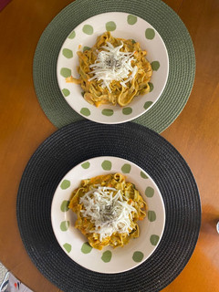 Una foto de Pasta burrata