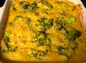 Una foto de Quinoa y Brócoli en crema de Cheddar