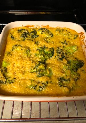 Una foto de Quinoa y Brócoli en crema de Cheddar