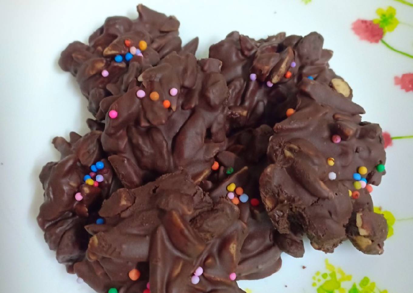 Crunchy Almond Clusters #maratonraya #kudapan