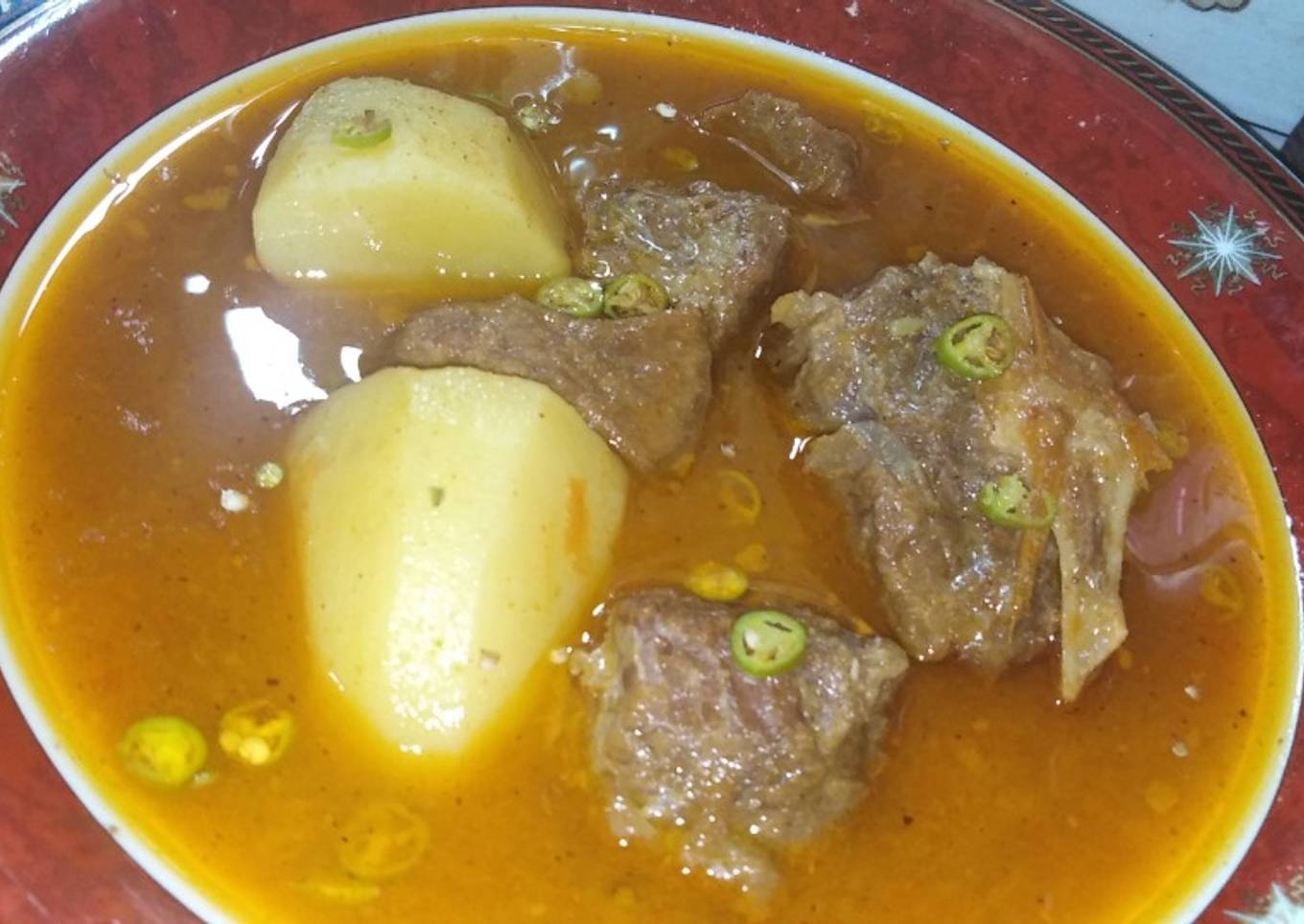 Aloo gosht