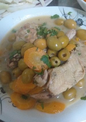 صورة لوصفة طجين زيتون مم اشهي 😋😋😘