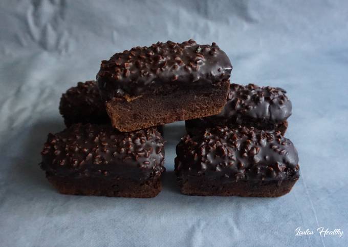 Petits cakes au chocolat & peanut butter