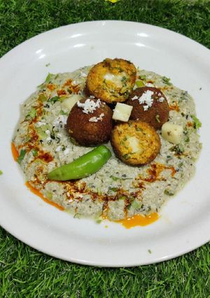 A picture of Cheese Paneer Kofta in paneer Gravy.