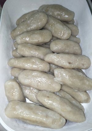 Foto resep Pempek lenjer nasi