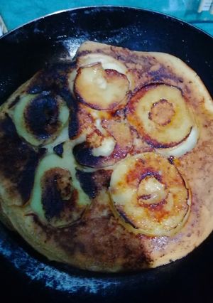 Una foto de Panqueques de manzana muy fácil