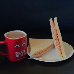 A picture of Coleslaw Sandwich.