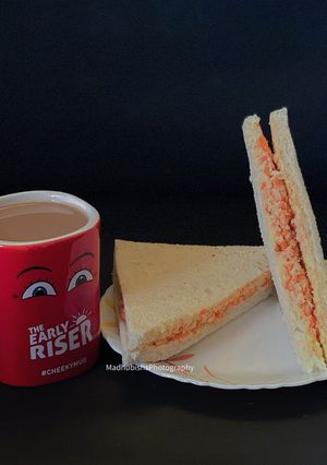 A picture of Coleslaw Sandwich.