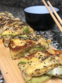 Una foto de Rollo-sushi de calabacín