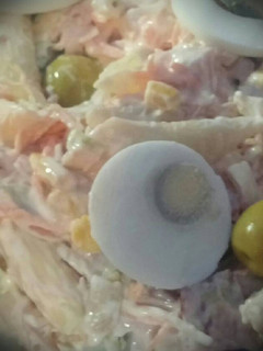 Una foto de 757. Ensalada de pasta con salsa rosa