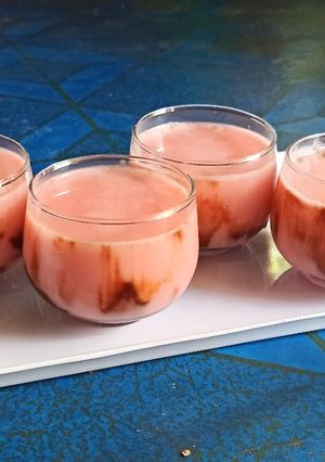 Foto resep Pudding strawberry susu yang rasanya super endesssss