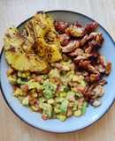 Pollo con piña