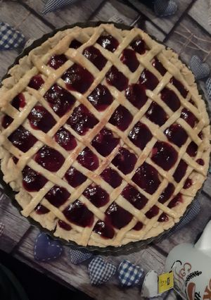Una foto de Kuchen de manzana