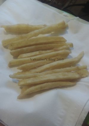 Foto resep Homemade Kentang Goreng ala KFC (Crispy French Fries)