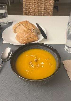 Una foto de Sopa de calabaza