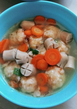 Foto resep SOP BOLA-BOLA UDANG SOSIS UNTUK ANAK