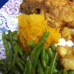 A picture of Fried Butternut Squash.