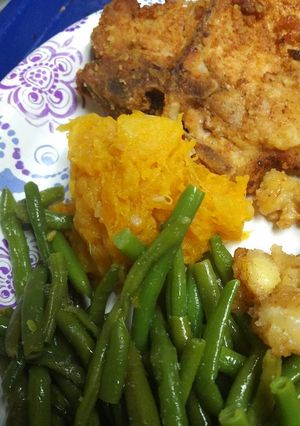 A picture of Fried Butternut Squash.