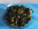 Oseng Daun Pepaya dan Daun Singkong