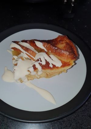 A picture of Orange Marmalade bread&butter pudding 👌.