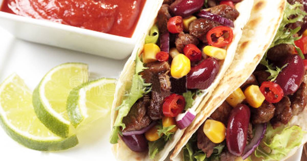 Тако с мясом и овощами рецепт – Мексиканская кухня: Закуски. «Еда»