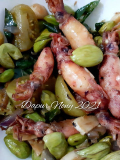 Foto resep Oseng Cumi Asin Pete