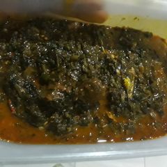 A picture of Vegetable soup.