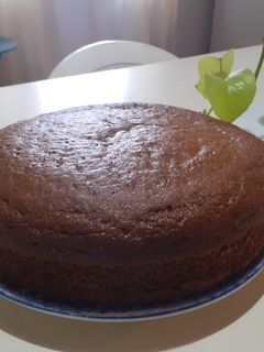 Una foto de Bizcochuelo de chocolate a mano (húmedo)
