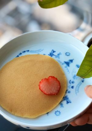 Hình của món Bánh nướng chảo (pancake) cho bé.