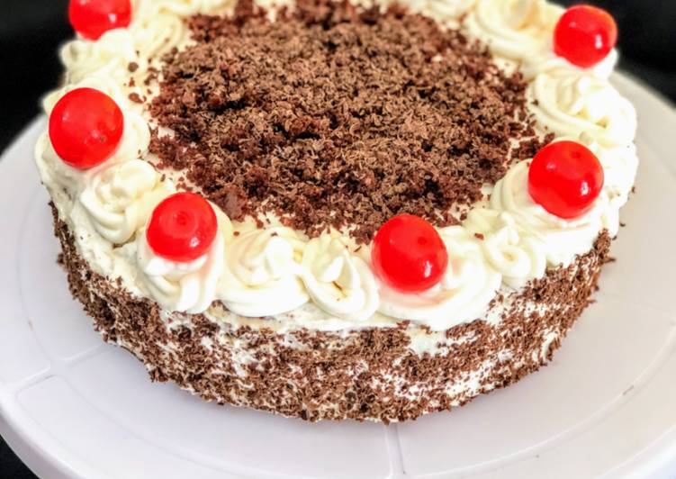 Easiest Way to Make Quick Eggless black forest cake