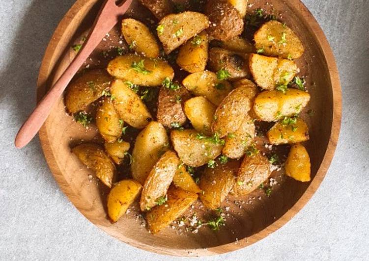 Olahan Simple Potato Wedges | Resep Membuat Simple Potato Wedges Yang Menggugah Selera