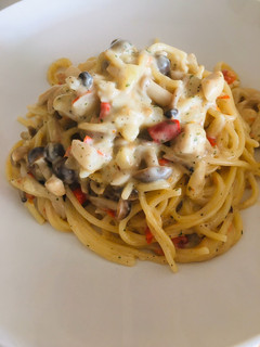 Foto resep Creamy Chicken Mushroom Pasta 🍝