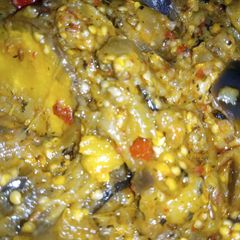 A picture of Aloo Baingan.