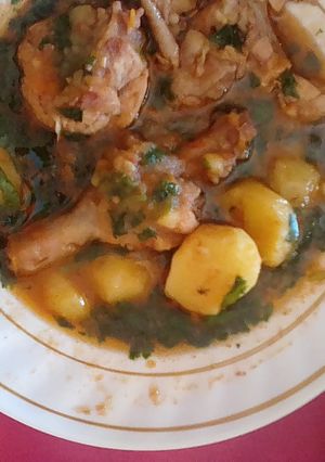 A picture of Chicken stew.