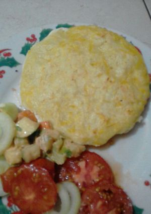 Una foto de Arepas de arroz
