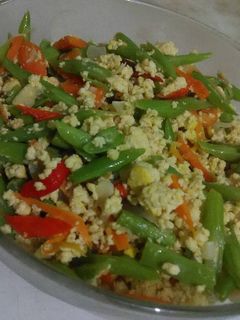 Foto resep Orak Arik Buncis Tahu Telur