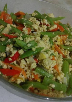 Foto resep Orak Arik Buncis Tahu Telur