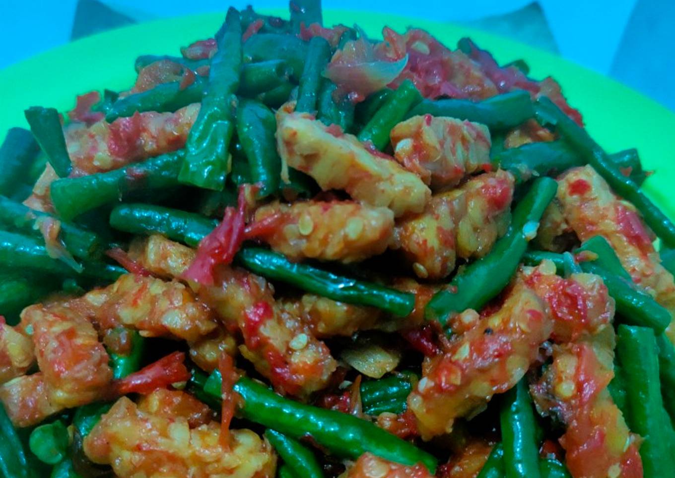 Sambel Goreng Kacang Panjang & Tempe