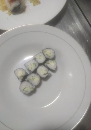 Foto resep Sushi mini isi keju kotak
