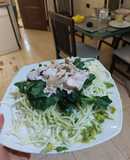 Tallarines con palta