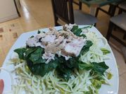 Una foto de pasta de palmitos