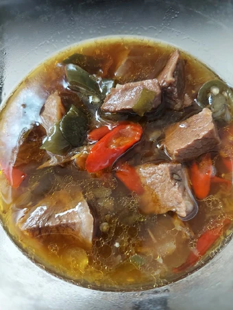 Langkah Gampang Menyiapkan Resep Asem - Asem Daging yang Uenak Anti Ribet, Uenak Banget